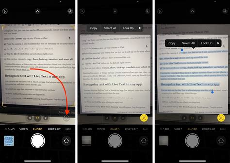 how to extract text from image in iphone