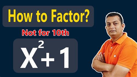 how to factor x 2 1