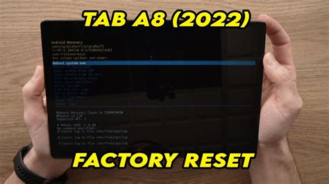 how to factory reset a8