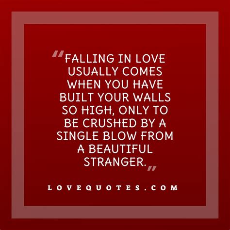 how to fall in love with a stranger