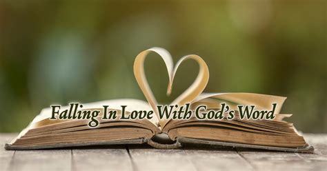 how to fall in love with god's word