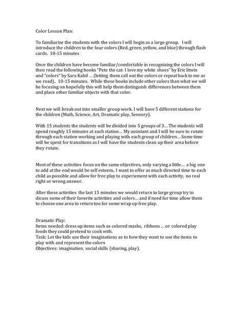 how to familiarize lesson