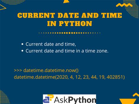 how to fetch current date and time in python
