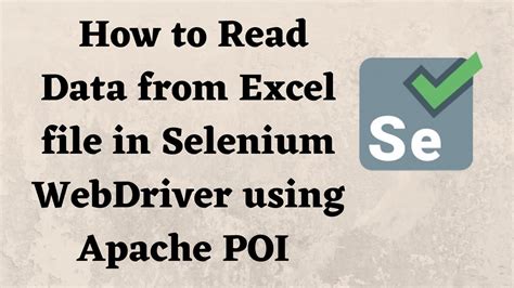 how to fetch data from excel in selenium java