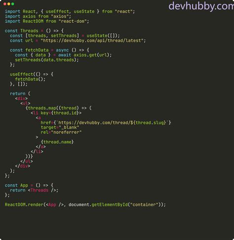 how to fetch data from url in react js