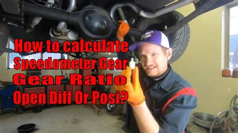 how to figure speedometer ratio