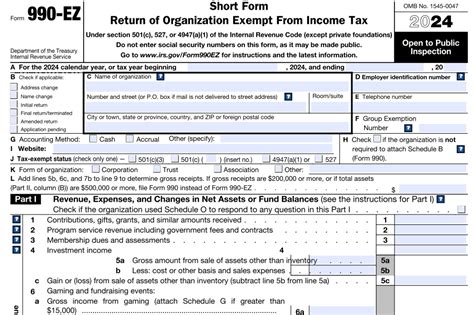 Irs Form 990 ez 2023 Fill online, Printable, Fillable Blank