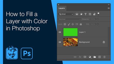 how to fill a layer with color in photoshop shortcut