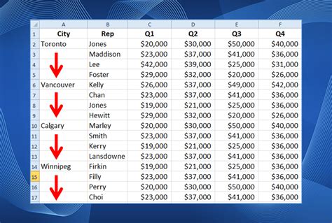 how to fill blank cells with values in excel