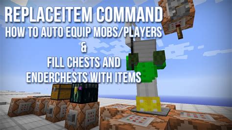 How To Fill Chests With Commands