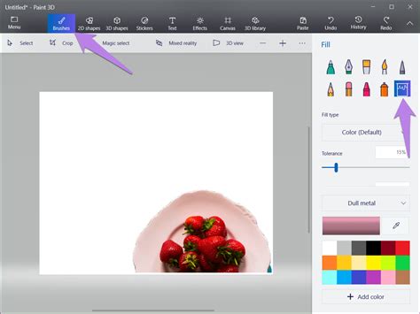 How To Fill In Background In Paint 3D