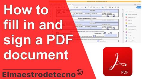How To Fill In Pdf Form Using Adobe Reader