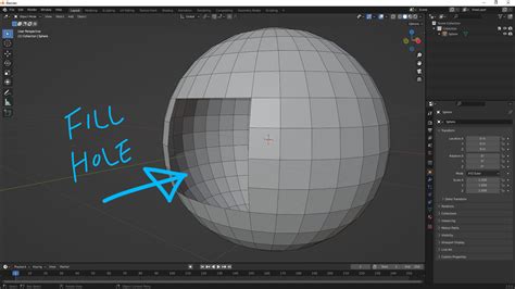 How To Fill Object In Blender