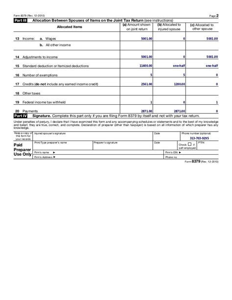 Free Fillable Form 8379 Printable Forms Free Online