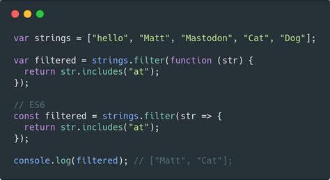 how to filter map in javascript