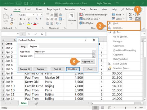 how to find * in excel and replace