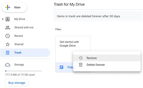 how to find a deleted document in google docs