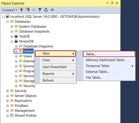 How To Find A Table In Sql Server