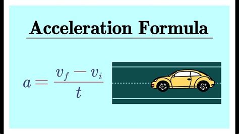 how to find acceleration in physics