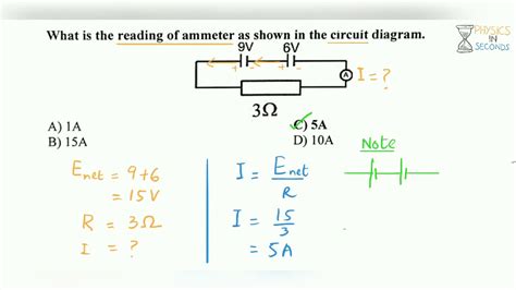 How To Find Ammeter Reading In Parallel Circuit