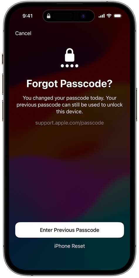 how to find an old iphone passcode
