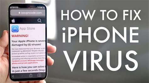 how to find and remove virus from iphone