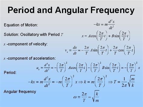 how to find angular frequency formula