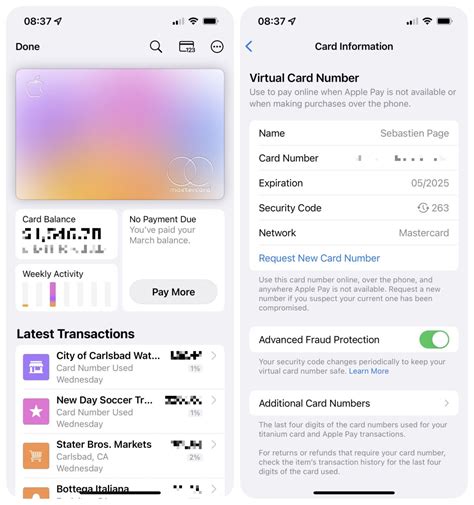 how to find apple card security code