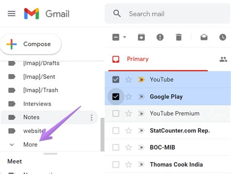 how to find archive folder in gmail