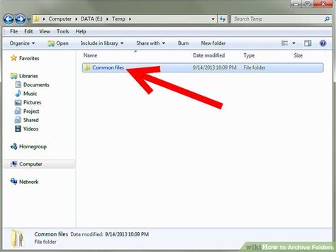 how to find archived folders