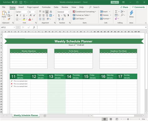 how to find calendar template in excel