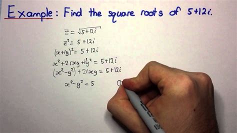 How To Find Complex Square Roots