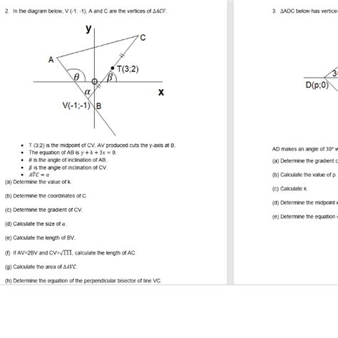 how to find coordinates in analytical geometry grade 11