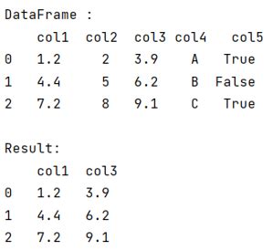 how to find data type of a column in python