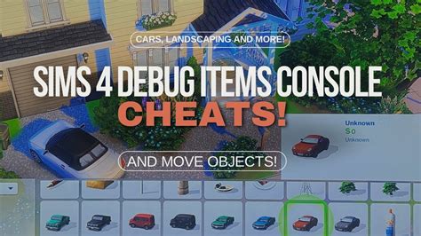 How To Find Debug Items In Sims 4
