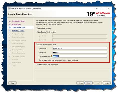 how to find default users in oracle 19c