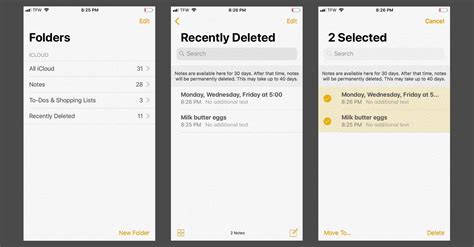 how to find deleted notes on iphone 12