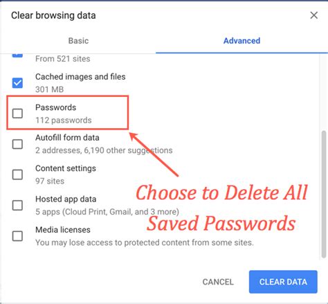 how to find deleted saved passwords