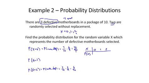 how to find discrete probability distribution for the random variable x