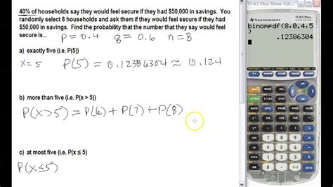 how to find discrete probability distribution on calculator