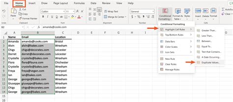 how to find duplicate records in excel file
