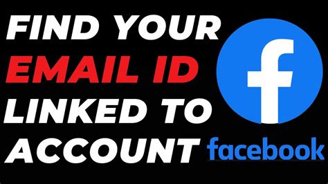 how to find email id linked with facebook