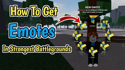 how to find emotes in strongest battlegrounds