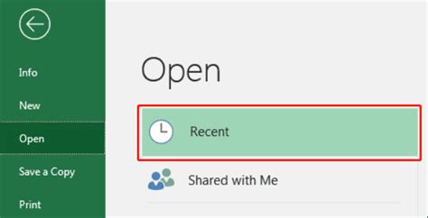 how to find excel spreadsheet not saved