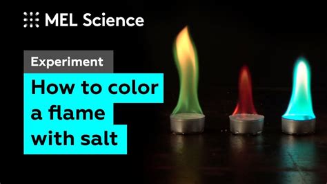 how to find flame color of salts