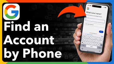 how to find google account using phone number