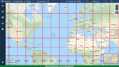 how to find grid coordinates on a map