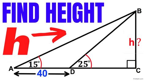 how to find height of triangle with base and angle calculator
