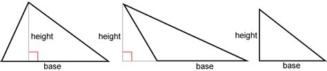 how to find height of triangle with base and slope