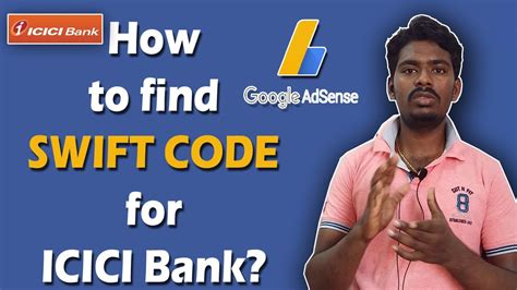 how to find icici bank swift code